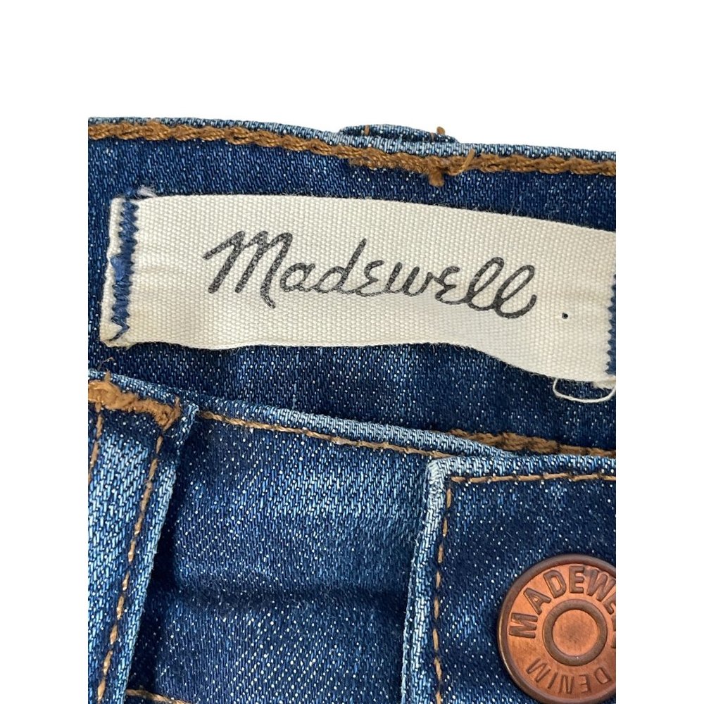 Madewell 10" High-Rise Button Fly Skinny Jeans in Dewitt Wash Size 23 - Picture 6 of 6